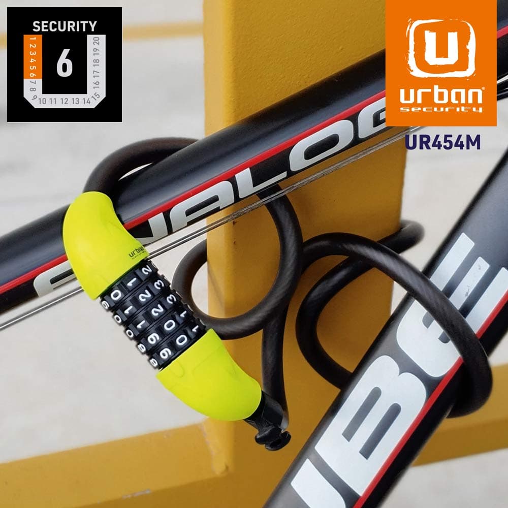 Cable antivol pour vélo avec combinaison vue 3